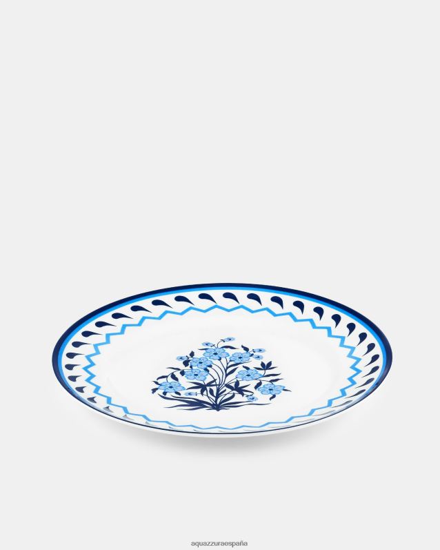 Aquazzura plato de cena jaipur azul 424XF522