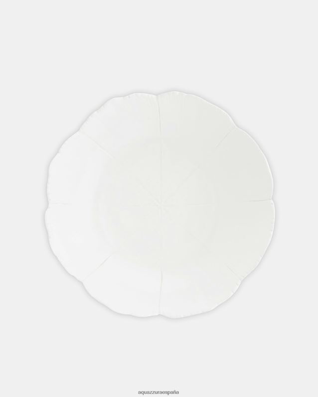 Aquazzura plato de pasta de flor de cerezo blanco 424XF507